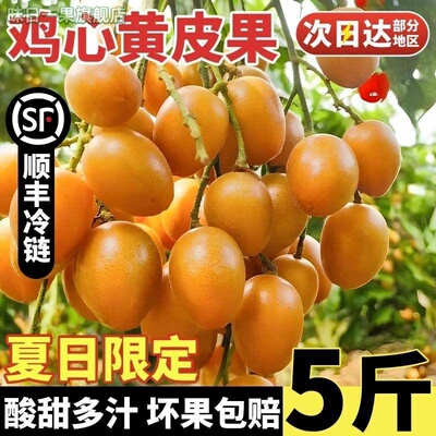 冷冻新鲜当季鸡心黄皮新鲜水果正宗酸甜孕妇黄皮果整箱包邮5