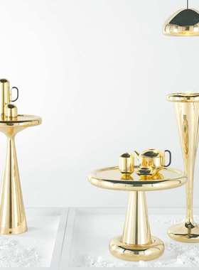 北欧现代时尚圆形蘑菇茶边几TOM Dixon Spun个性家用装饰边几边桌