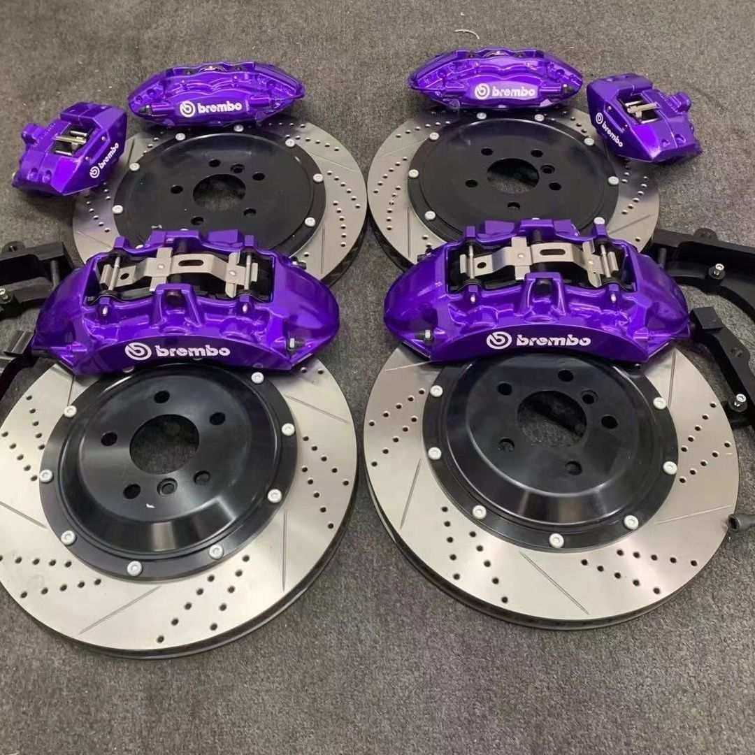 布雷博brembo V6前六后四活塞刹车卡钳套装适用任意车型18寸轮毂