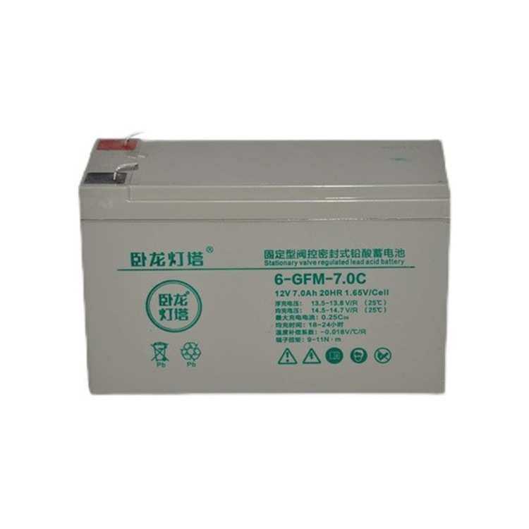 Deng ta卧龙灯塔蓄电池6-GFM-38 12v40ah24ah65ah100ah17ah120a7a