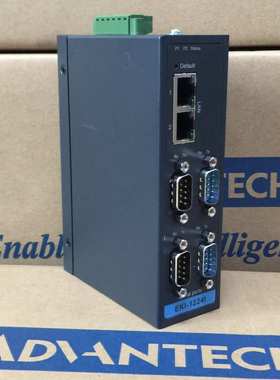 研华4端口RS-232/422/485宽温Modbus网关EKI-1224I-CE设备连网