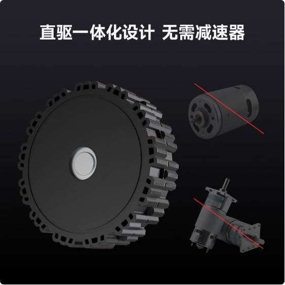 DDSM210大扭矩直驱伺服电机UART通信 电机驱动器一体化设计