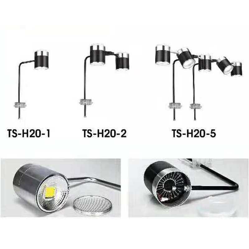 鱼缸LED全光谱水草灯专业造景照明灯吊灯小型筒灯草缸灯夹灯防水