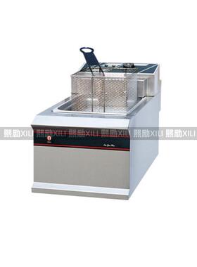 新粤海商用台式单缸单筛电炸炉EF-903 炸串炸薯条锅 薯塔鸡油炸机