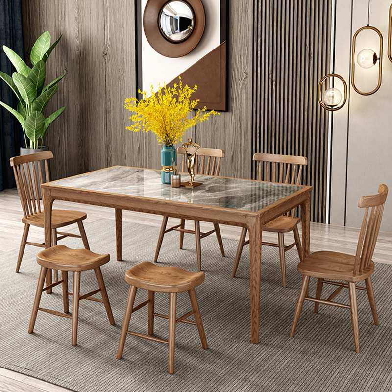 北欧实木餐桌简约现代原木长方形设计师款意式轻奢实木岩板餐桌椅,鲜花速递/花卉仿真/绿植园艺,割草机/草坪机,淘宝优惠券,粉丝福利购,淘宝优惠卷
