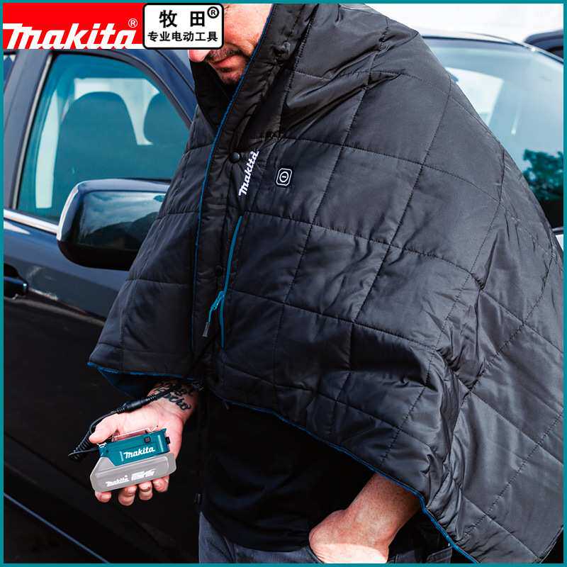 原装牧田Makita充电式电热毯DCB200可调温电褥户外野营单人保暖毯
