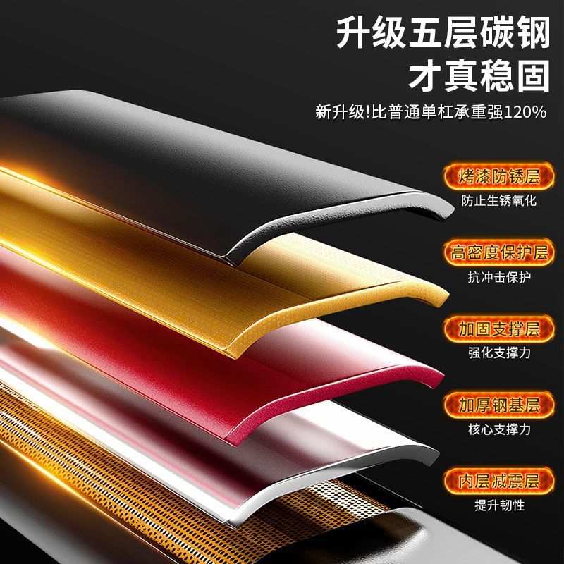 单杠家用室内引体向上器单杆落地吊杠家庭居家健身器材免打孔成人