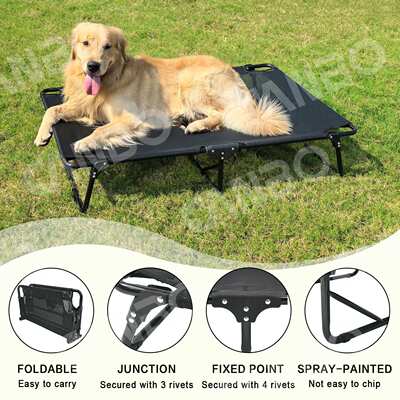 CanboPet Summer Waterproof Large Dog Folding Pet Camp Bed