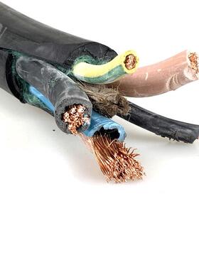YC-J/YCT加钢丝橡胶电缆铜芯YHD耐寒电缆3芯6平方电缆线