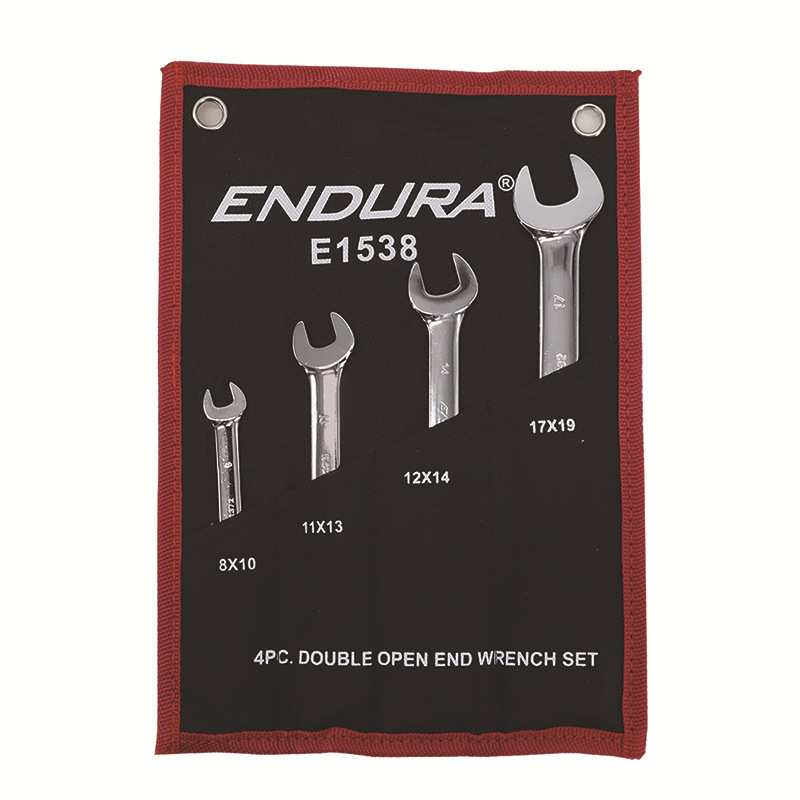 力易得（ENDURA)（8×10-17×19mm）4件双开口扳手 E1538家用