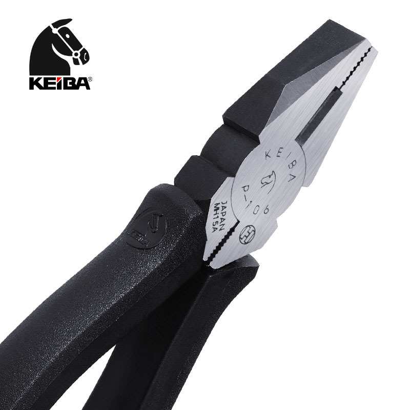 日本马牌 KEIBA P-106/P-107/P-108 平口钳/钢丝钳/电工平咀钳