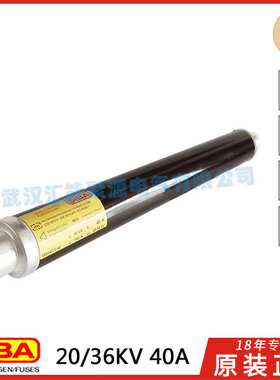 原装德国SIBA高压熔断器 HH 3001613 40 31.5A IN 40A 80N20/36KV