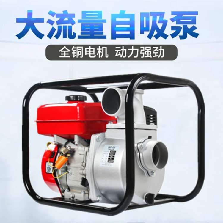 家用2寸小型风冷柴油机水泵 冲藕排污自吸泵 鱼塘换水汽油机水泵