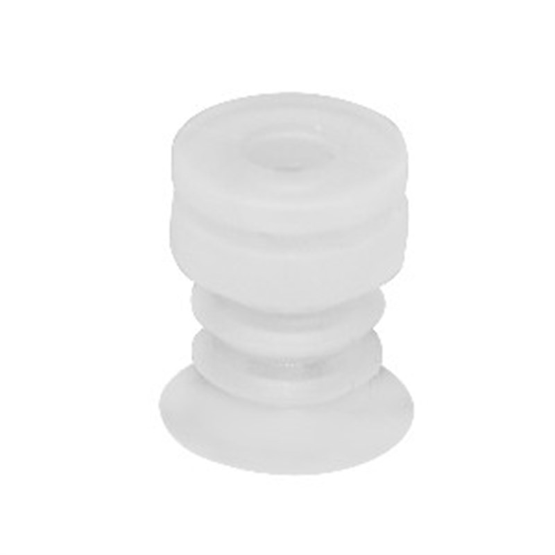 波纹轻型真空吸盘WEB03-d12 WEB03-d20 白色硅胶吸盘