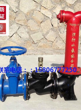 SQS100/65-1.6地上式水泵结合器 150老式消防水泵接合器
