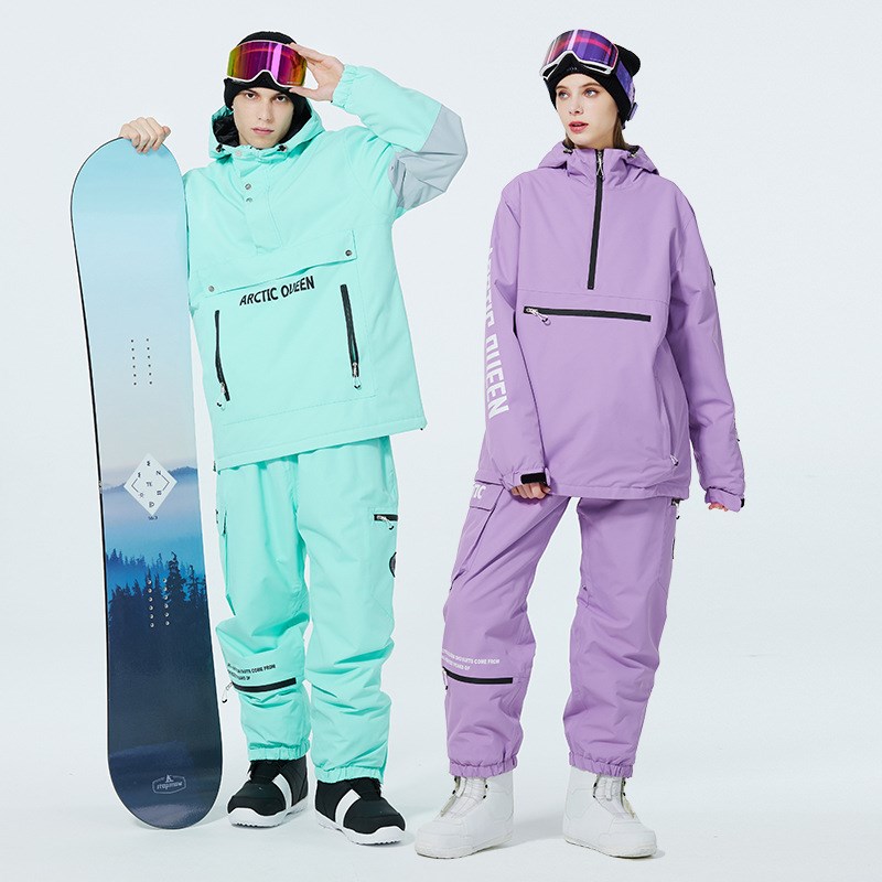 防水保暖滑雪服单板双板滑雪外套冬季登雪山防风防寒男女外套裤子