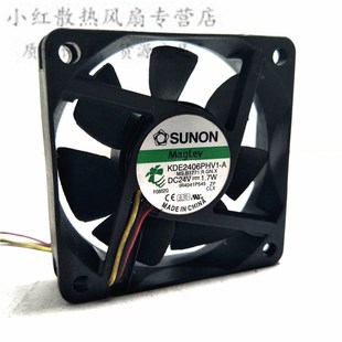 6CM 1.7W 24V 3线报警散热风扇 建准SUNON 6015 KDE2406PHV1