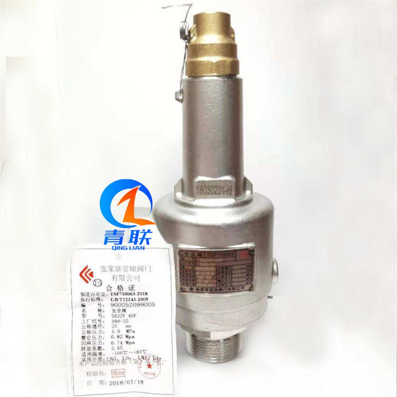 DHA-25不锈钢安全阀低温天然气液氧液氮泄压阀全启硬密封DN10 25