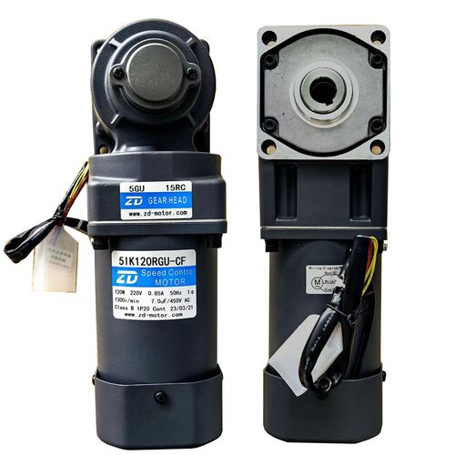 ZD中大直角中空减速电机马达5IK120RGU-CF/5GU15RC/5GU30RC