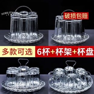 带把.耐摔钢化玻璃杯喝水杯杯子家用酒防摔人专用招待客