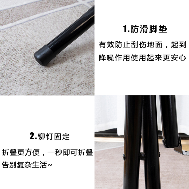 折叠桌支架 餐桌脚支架铁大排档桌脚架子折叠桌子腿 桌脚桌腿支架