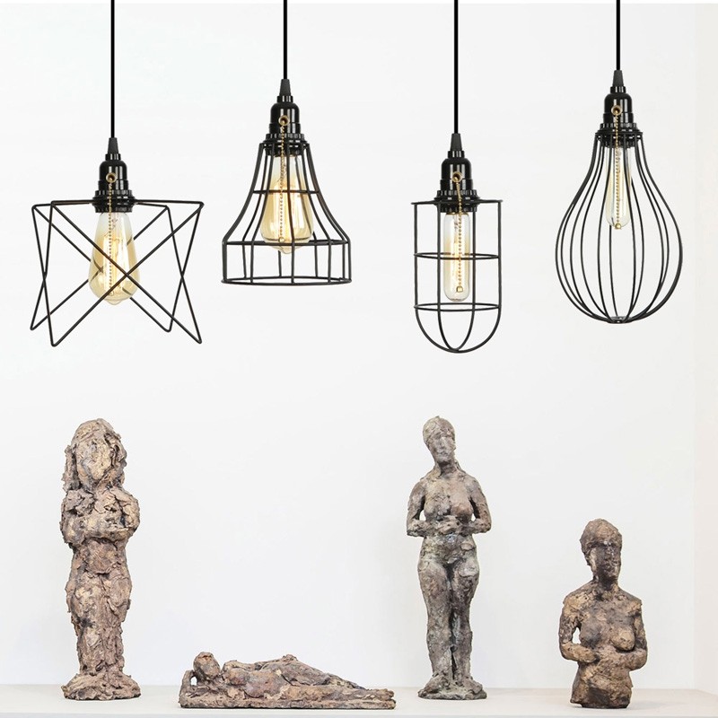 美式乡村复古锅盖铁艺网罩酒吧个性吧台客厅餐厅 带开关小吊灯,家装灯饰光源,客厅吊灯,淘宝优惠券,粉丝福利购,淘宝优惠卷