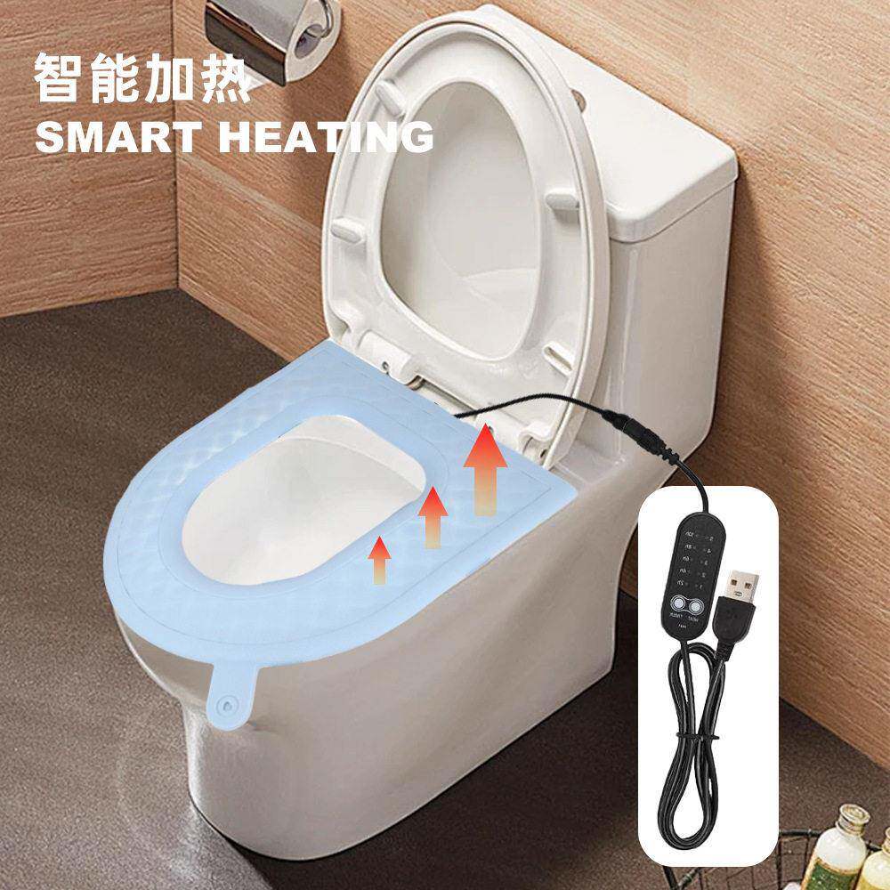 加热马桶垫智能恒温家用马桶坐垫防水冬季吸附式加热坐便套马桶贴