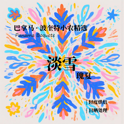 波奎特精选巴拿马淡雪瑰夏咖啡豆