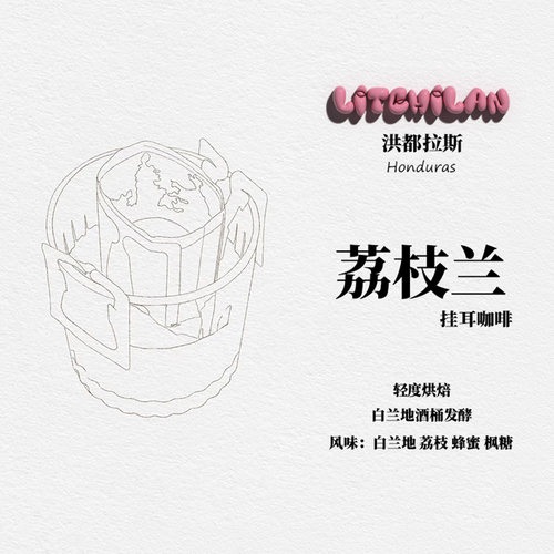 挂耳咖啡新鲜现磨咖啡豆洪都拉斯莫卡庄园 荔枝兰白兰地酒桶发酵