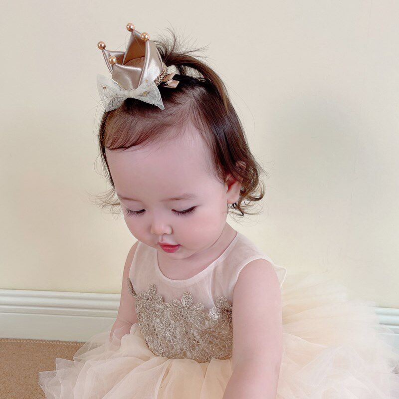 发夹女儿童婴幼儿发饰可爱超萌周岁生日公主女宝宝皇冠头饰发卡