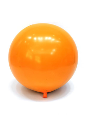 复古爱马橙色双层圆形乳胶气球桔色开业店庆4s店展厅装饰场景布置