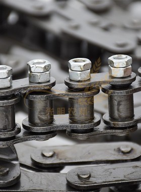 久保田688收割机配件滚筒喂入口爬齿83节自强链条 5T057-4652-0