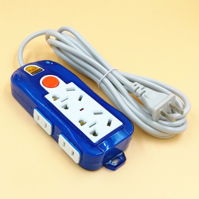 插排插线板两二项线2眼孔2脚插插座家用电源接线板拖线板1.8/2.8m