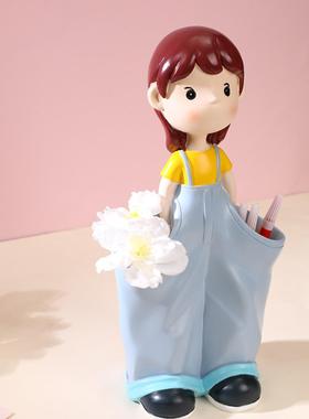 生开学礼物生日礼物XNF女众高级小感可爱创意筒笔多功能办公桌面