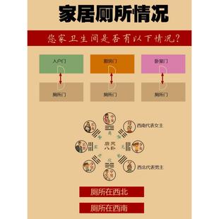 荷鲤鱼图铜避水兽免钉间厕相邻莲花净秽花厕所卫生装 所饰CFGXK10