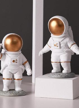 创意宇航员小摆空件面太人客厅电视桌柜SZ-YHYJL装儿童房布置家居