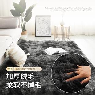 客厅地垫床边加厚毛毯房间北欧ins茶几毯高级感 地毯卧室2024新款