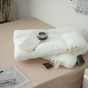 原棉不染枕 质朴健康A类枕芯枕头单人中低枕决明子包护肩颈 74*48