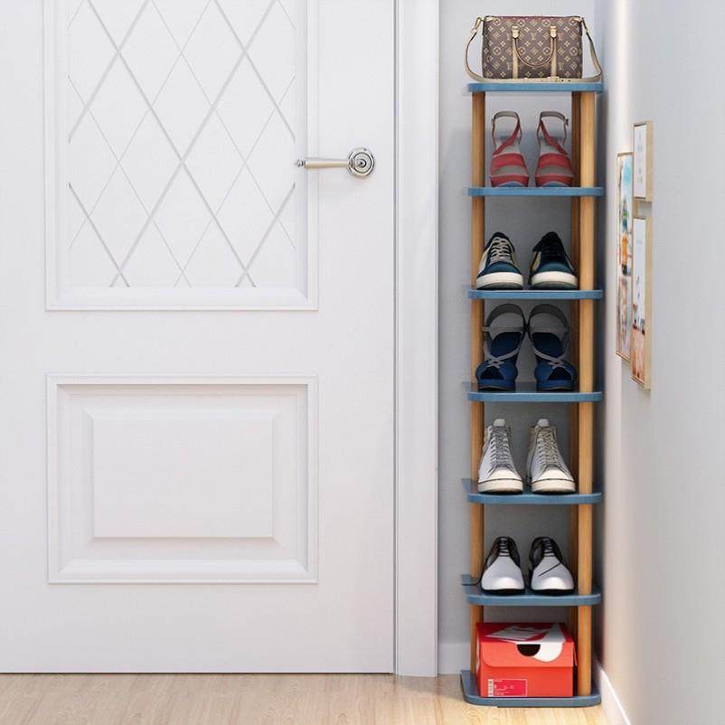 鞋架单列简易门口家用单排夹缝小型鞋柜宿舍多层省空间墙角收纳鞋,住宅家具,鞋架,淘宝优惠券,粉丝福利购,淘宝优惠卷