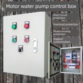 定制水泵控制箱启动配电箱机柜排污泵风机自动浮子电平单相三相38