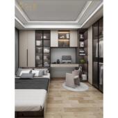 简约现代榻榻米床衣柜集成家庭卧室斯堪 纳维亚风格 多功能实木床