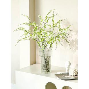 雪柳人造花插花假花装饰彷生花花束花卉装饰品家居配件塑料花人造