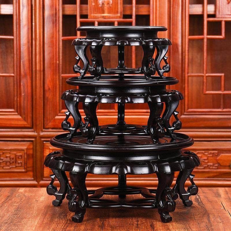 家居饰品泡酒瓶专用底座花瓶鱼缸雕刻工艺品摆饰托盘花盆景观架子,家居饰品,装饰摆件,淘宝优惠券,粉丝福利购,淘宝优惠卷