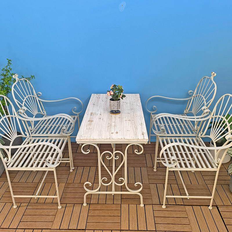 铁艺单双人靠背椅阳台花园桌椅套装庭院休闲复古椅长桌工作操作台,住宅家具,桌椅套件,淘宝优惠券,粉丝福利购,淘宝优惠卷