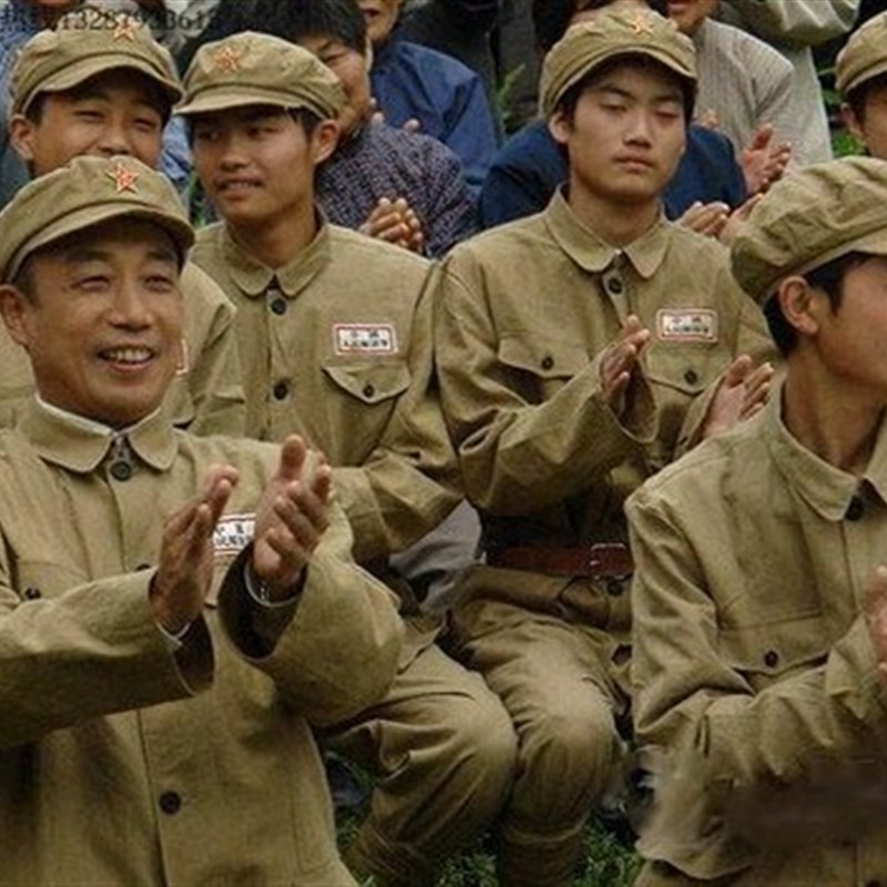 49式50老式套装抗美援朝红军衣服解放志愿军抗战80年代怀旧演出服