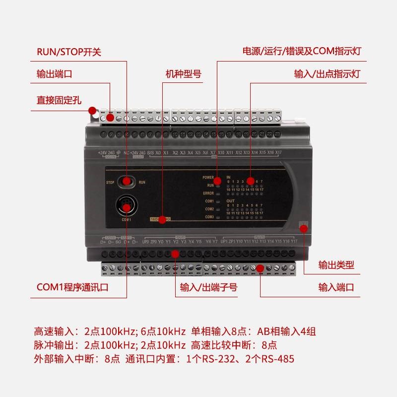 兼容台达ES2国产PLC可编程控制器DVP16/24/32/40/60200R/200T