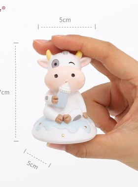 可爱卡通动物创意家居装饰品客厅办公桌面车载小摆件十二生肖摆设