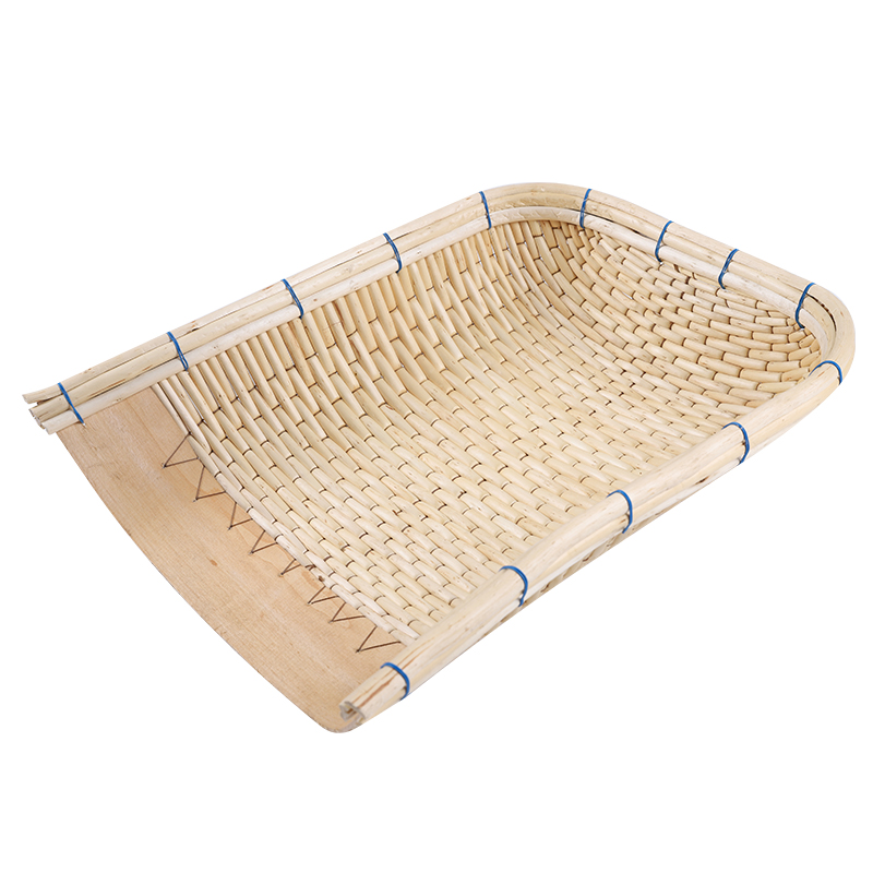 柳编簸箕民间手工艺竹编柳编藤编簸箕筲箕家用农村农用柳条小簸箕