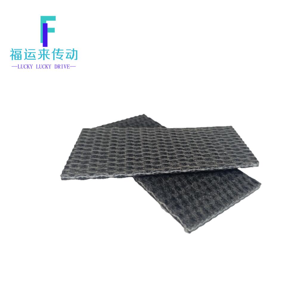 3.8mm黑色PVK输送带快递分拣机场行李传送耐冲击耐磨耐切割输送带