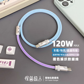 丘仰正品 适用苹果17充电线iPhone17promax充电器线14双typec16数据线pd快充ctoc手机usbc平板13笔记本ipad